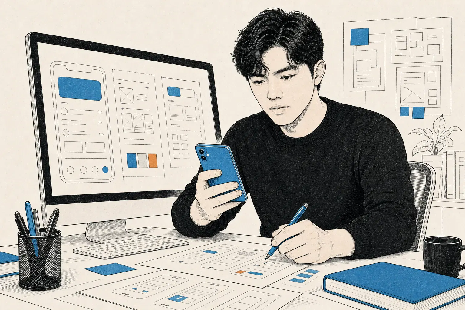 모각공 모바일앱의 UI와 UX를 함께 다듬는 컨설턴트