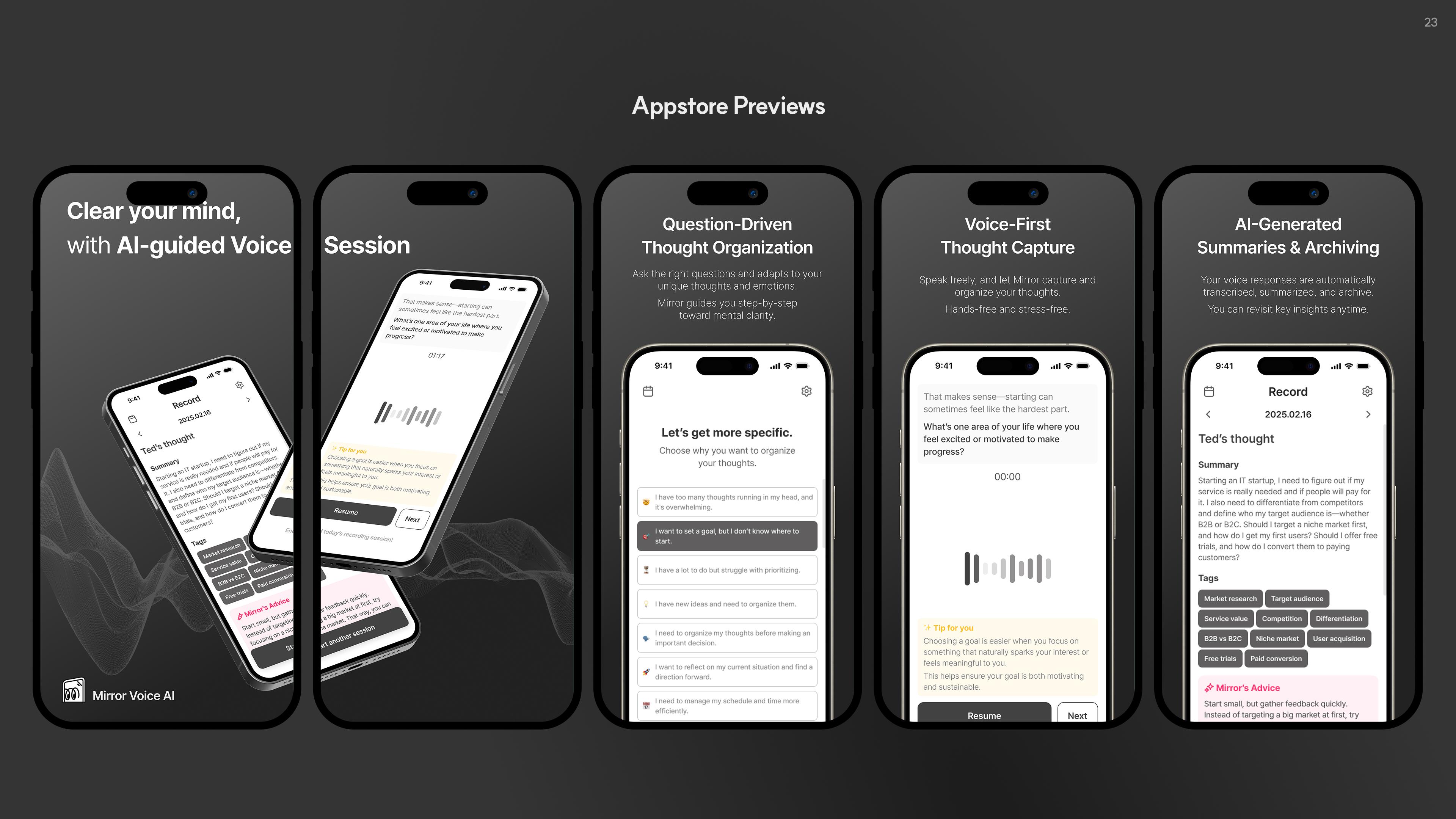 Mirror App Interface 3