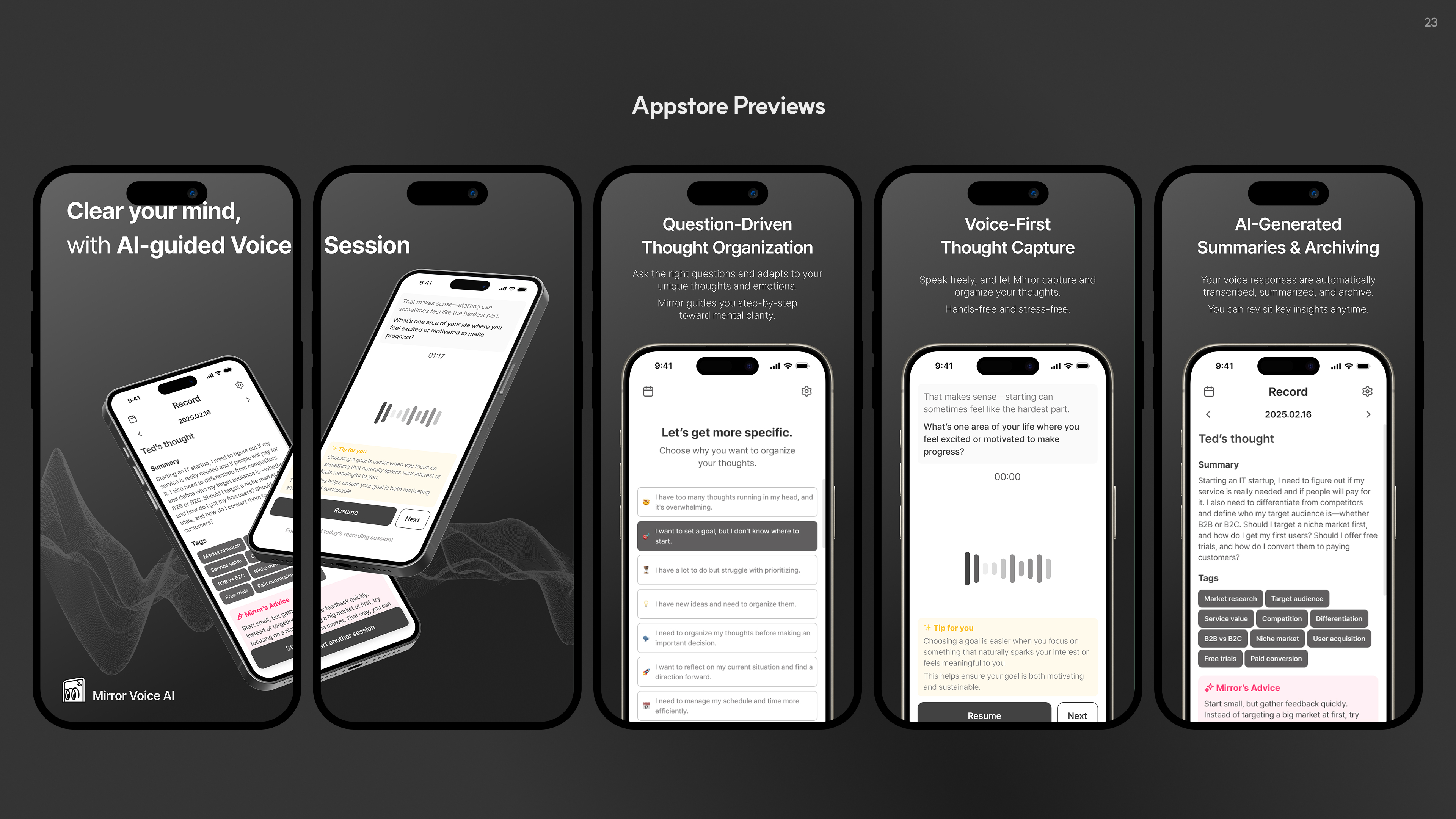 Mirror App Interface 3